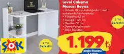 LEVEL ÇALIŞMA MASASI BEYAZ LEVEL ÇALIŞMA MASASI BEYAZ